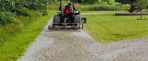 gravel driveway grading equipment